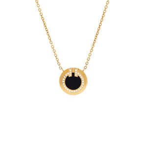 Tiffany & Co. Small T Circle Pendant Necklace